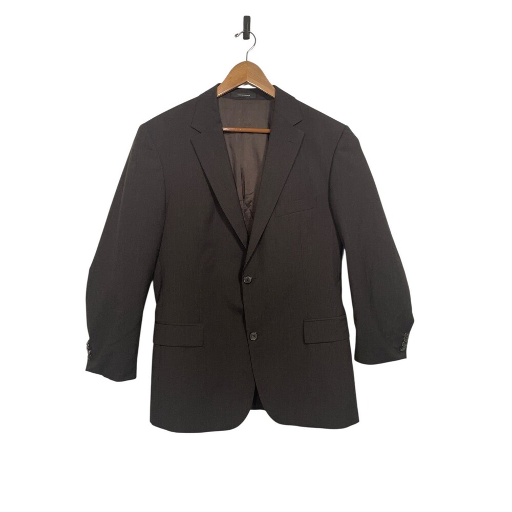 Hugo Boss‎ Pasolini Brown Men's Suit Jacket 42R Super 100 Wool Classic Blazer
